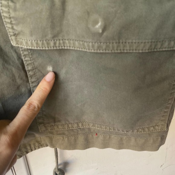 Madewell olive green sleeveless untility vest med - Picture 4 of 5